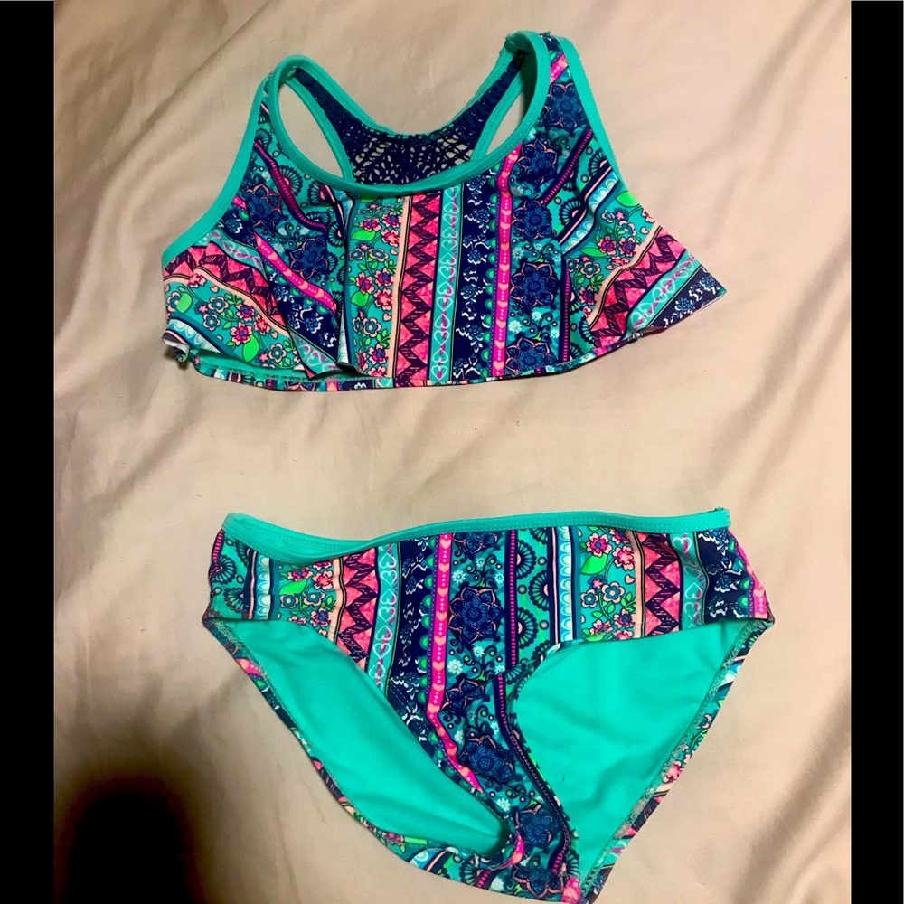NWT 2 piece Swimsuit it SPF 50 size 14